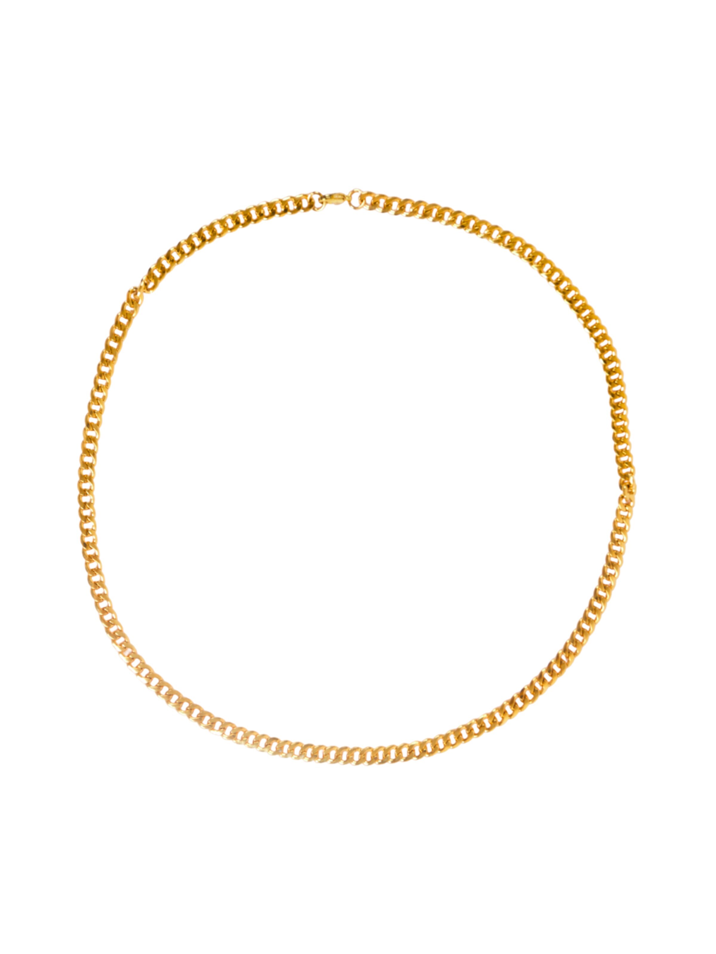 Les Reines Ketting 'Bicontinental' in Goud: voorkant