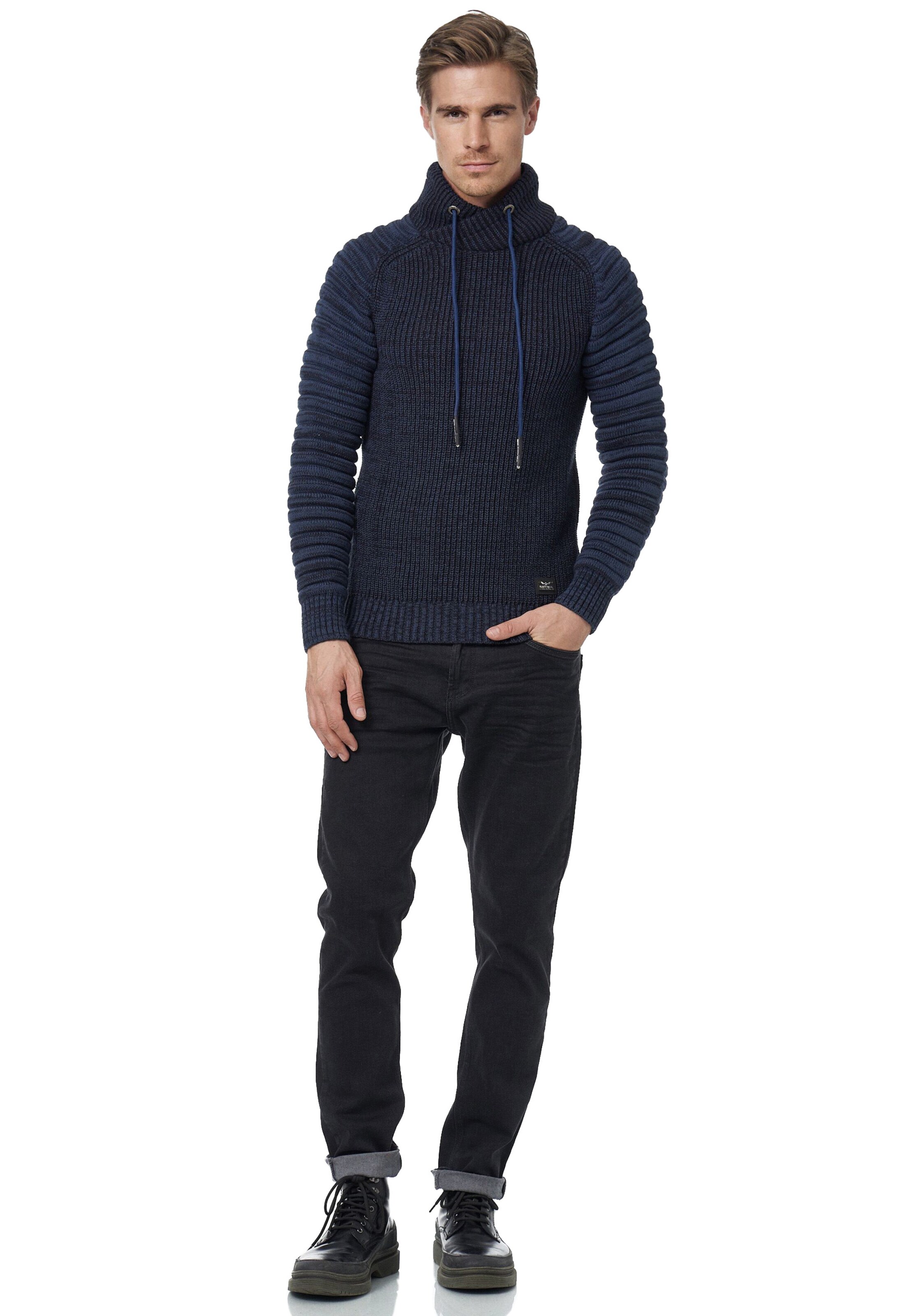 Rusty Neal Trui in Blauw