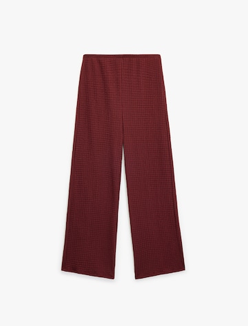 Koton Wide leg Trousers in Red