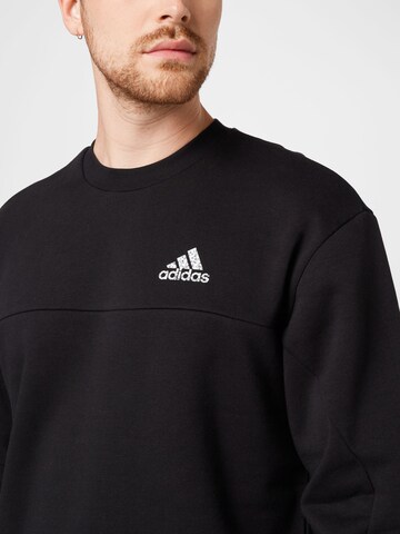 ADIDAS SPORTSWEAR Sport sweatshirt 'Stadium Fleece Badge Of' i svart