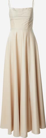 Laona - Vestido de noche en beige: frente