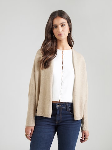 Cardigan monari en marron : devant
