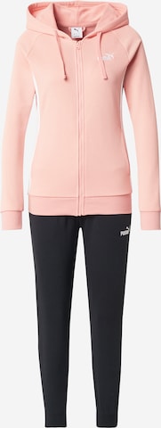 rožinė PUMA Treniruočių kostiumas: priekis