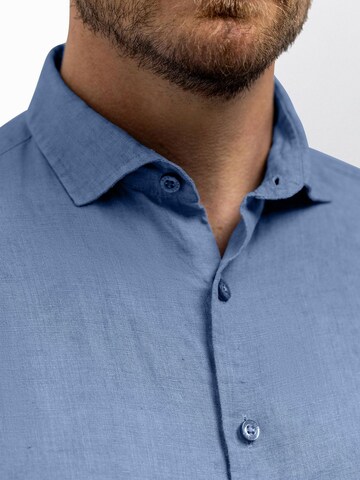 Coupe regular Chemise State of Art en bleu