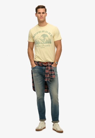 Superdry Shirt 'Lo-Fi' in Geel