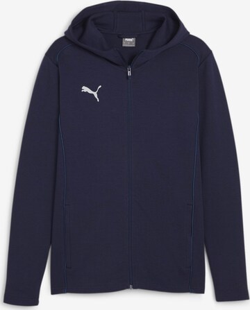 PUMA Sportstrickjacke 'TeamFINAL' in Blau: predná strana