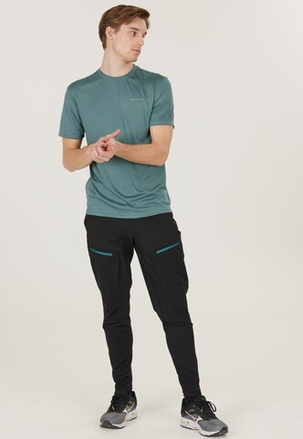ENDURANCE Tapered Sports trousers 'Sparken' in Black