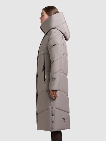 khujo Wintermantel 'Pulset Matt ' in Grijs