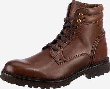 Marc O'Polo Lace-Up Boots 'Rolf' in Brown: front