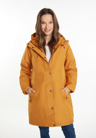 Parka d’hiver 'Fenia' usha BLUE LABEL en jaune : devant