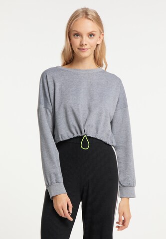 myMo ATHLSR Athletic Sweatshirt in Grey: front