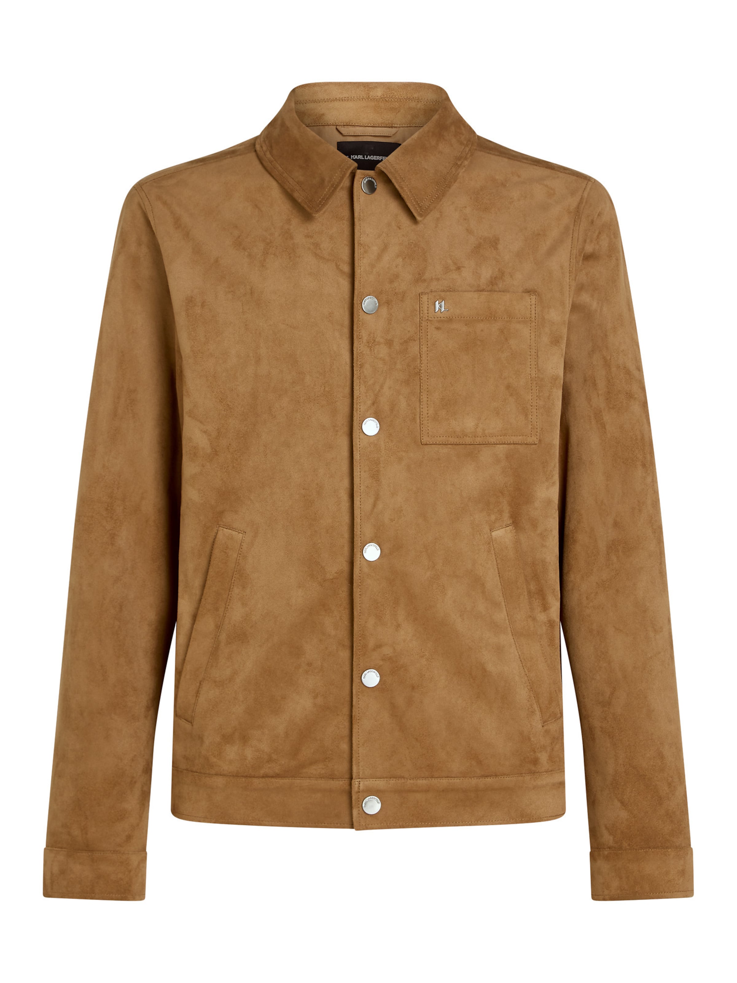 Karl Lagerfeld Between-season jacket in Brown: front