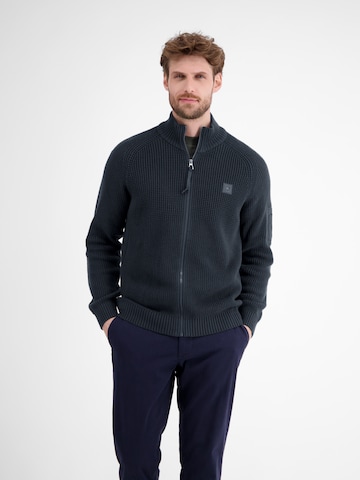 LERROS Gebreid vest in Blauw: voorkant