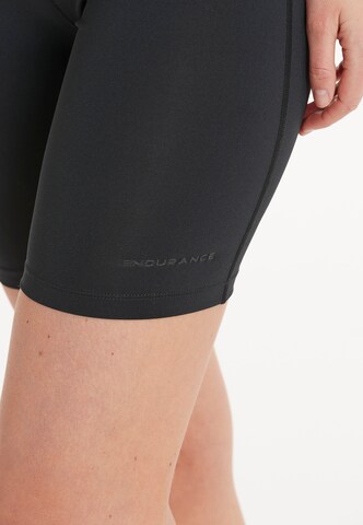 ENDURANCE Slim fit Sports trousers 'Power' in Black