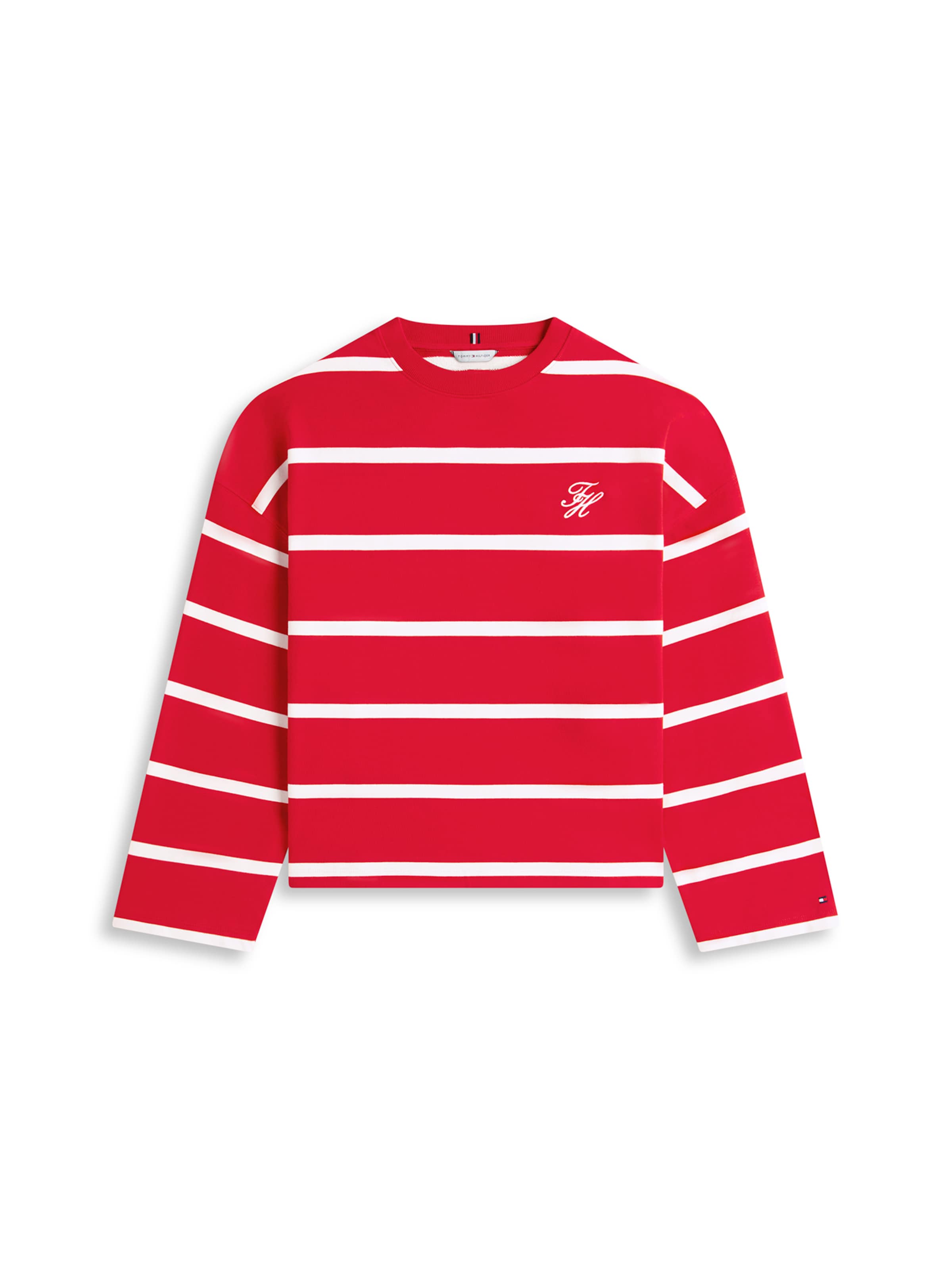 Tommy Hilfiger Curve Sweatshirt in Red: front