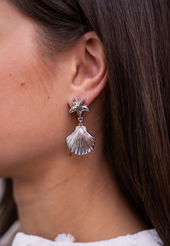 Boucles d'oreilles My Jewellery en argent : devant