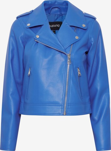 b.young Lederimitatjacke in Blau: predná strana