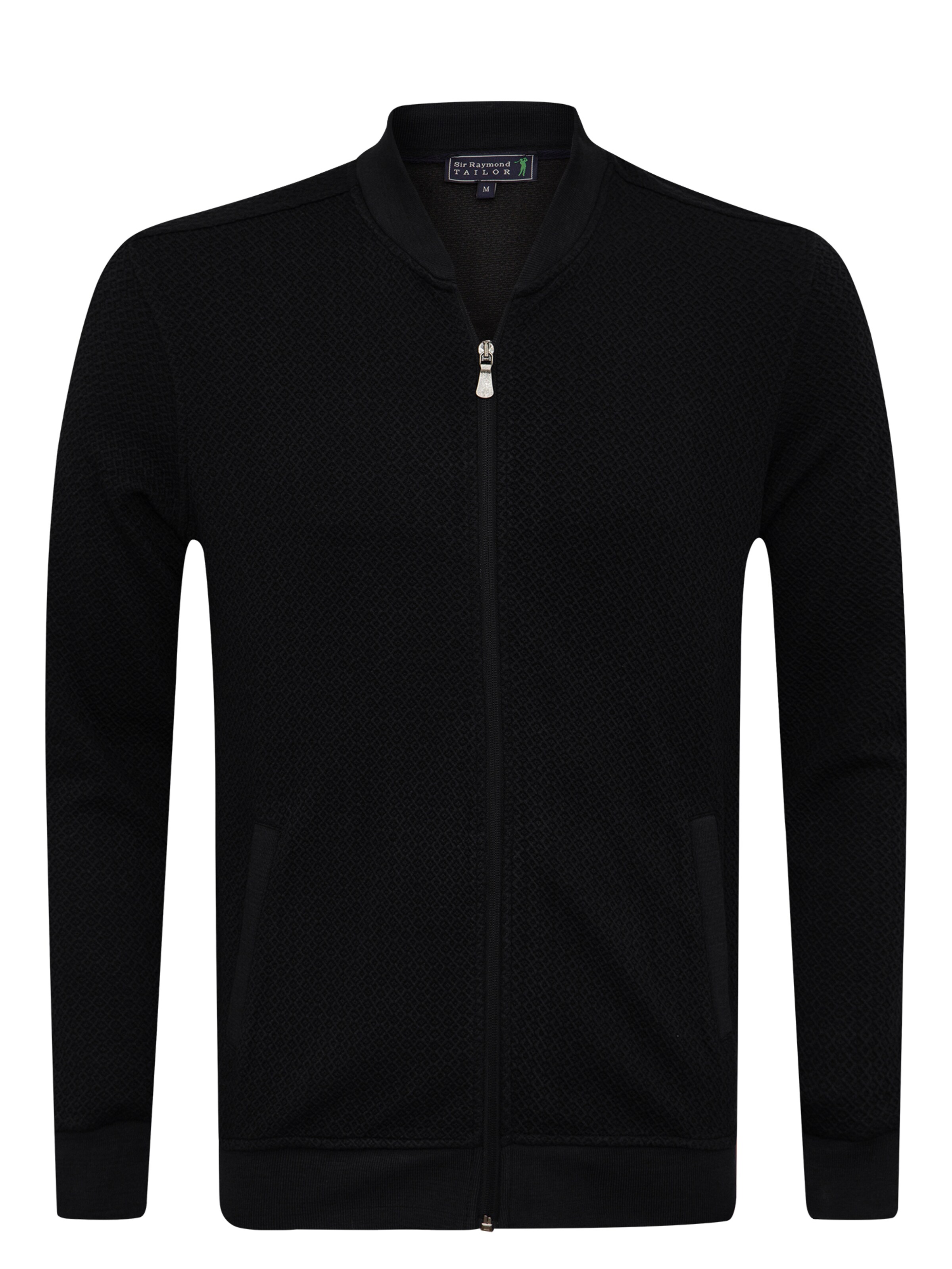 Sir Raymond Tailor Sweat jacket 'Bologna' in Black: front