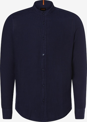 BOSS Orange Button Up Shirt 'Race' in Blue: front