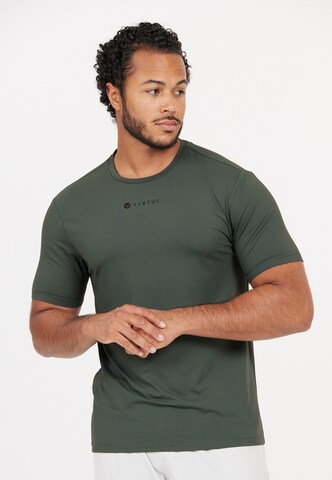 Virtus Performance Shirt 'Roger' in Green: front