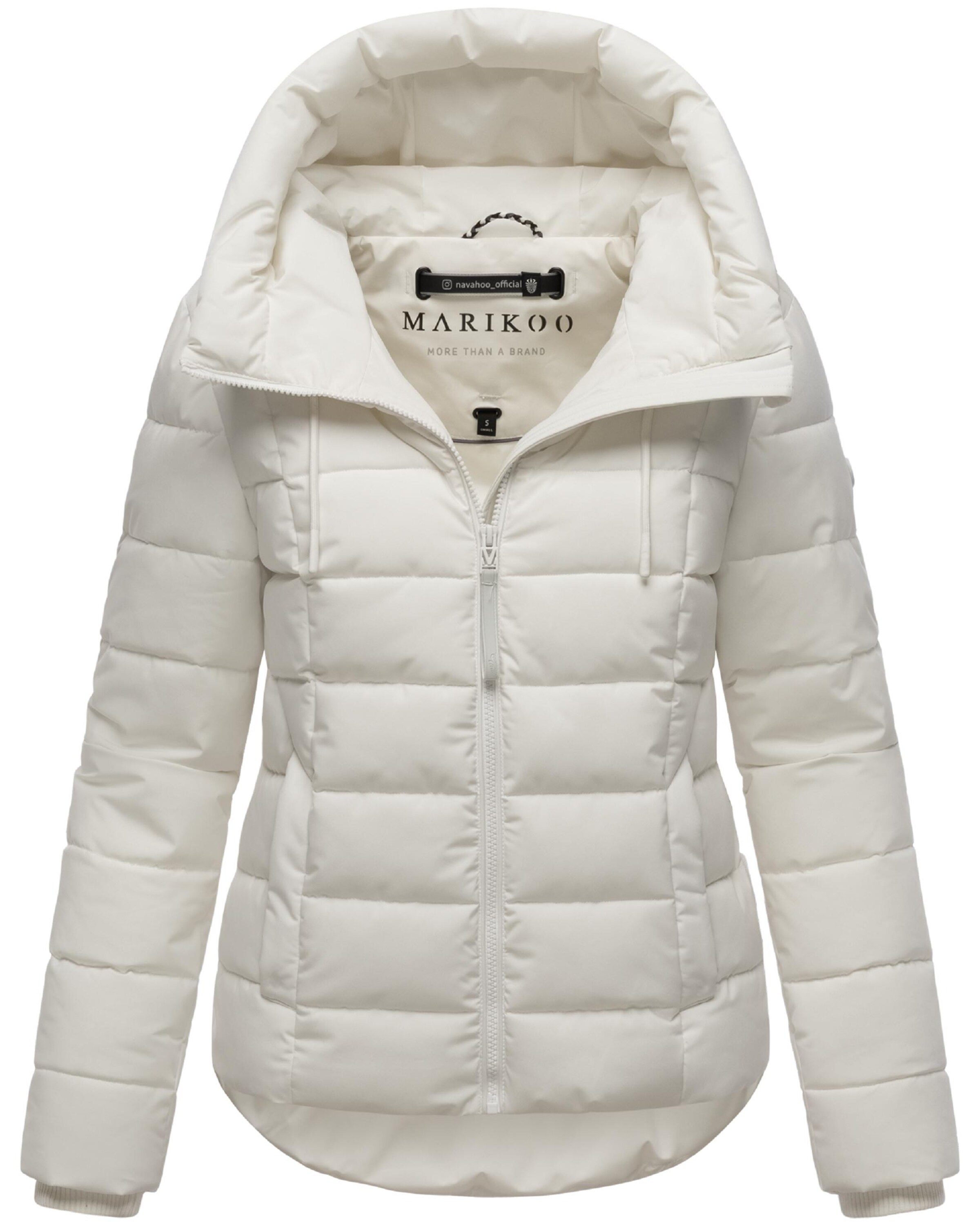 Geacă de iarnă 'Tayenaa 16' de la MARIKOO pe alb