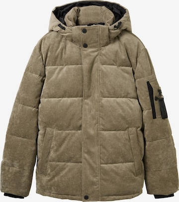 TOM TAILOR Winterjacke in Grün: Vorderseite