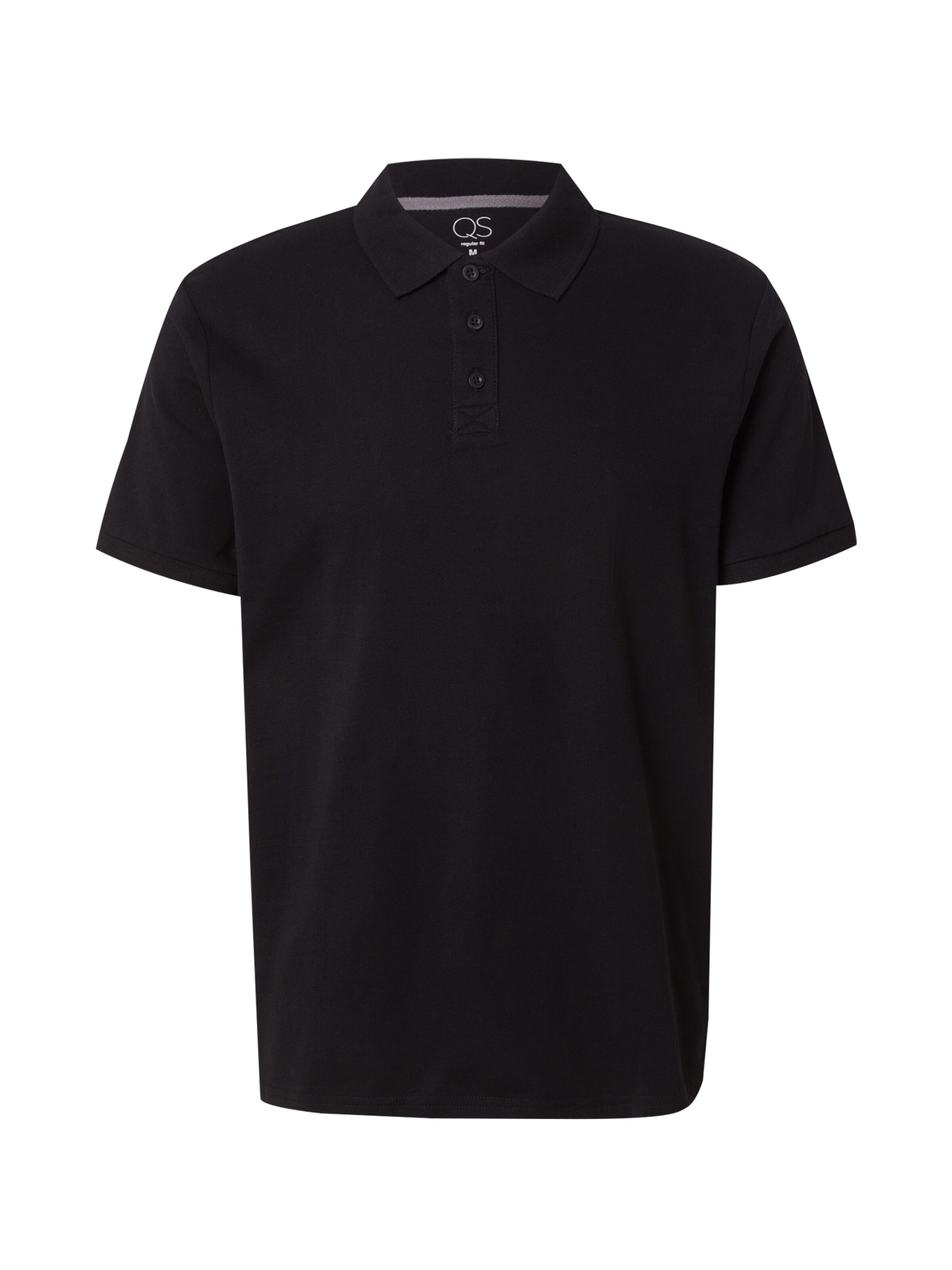 melns QS T-Krekls: no priekšpuses