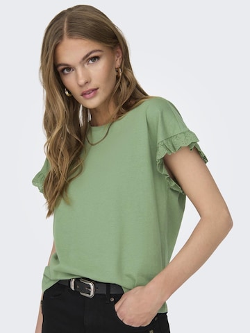 ONLY Μπλουζάκι 'IRIS' σε πράσινο