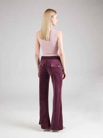 Flared Pantaloni 'LAYLA' di Juicy Couture in rosso