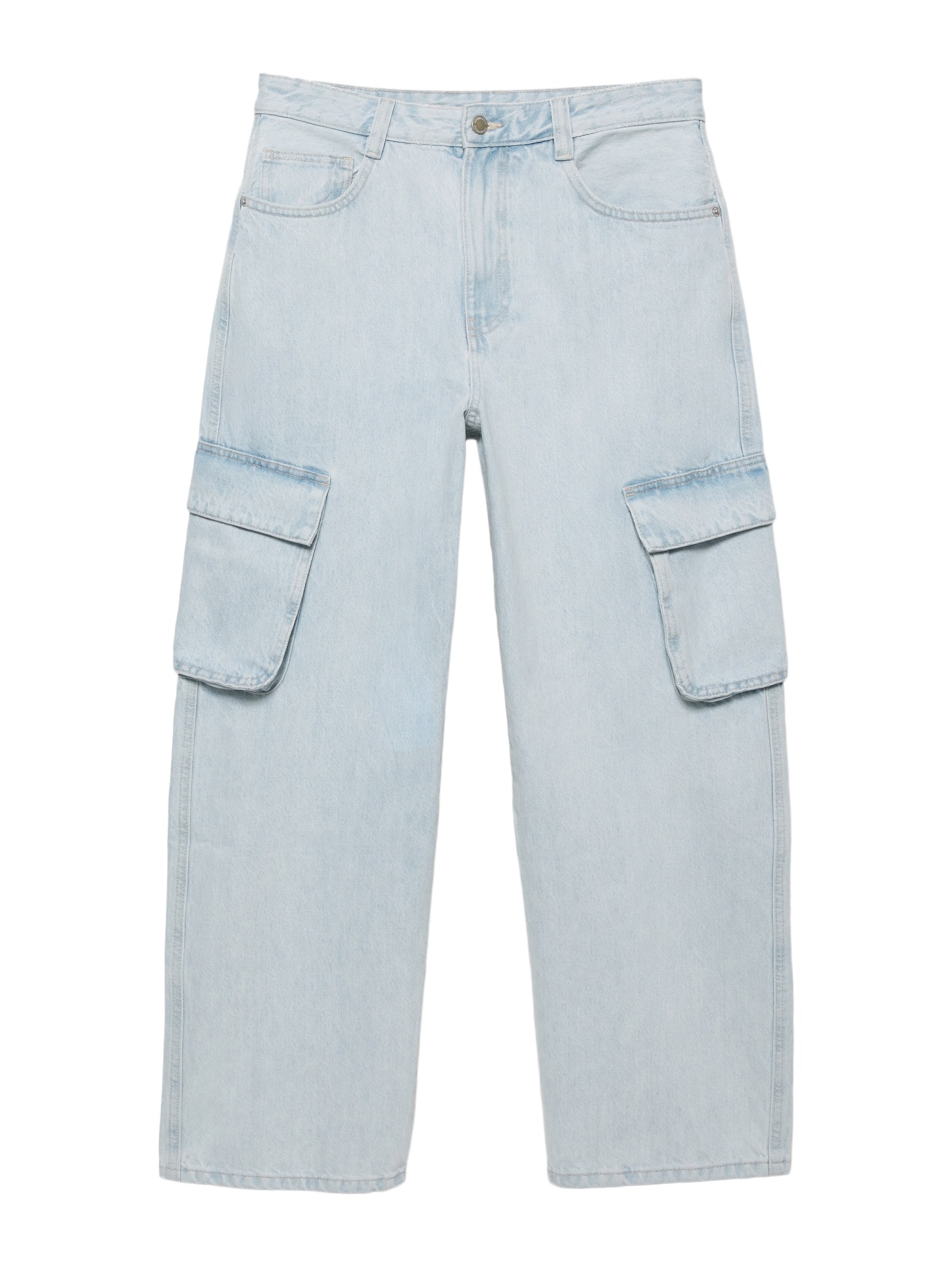 Jeans cargo Pull&Bear en bleu : devant