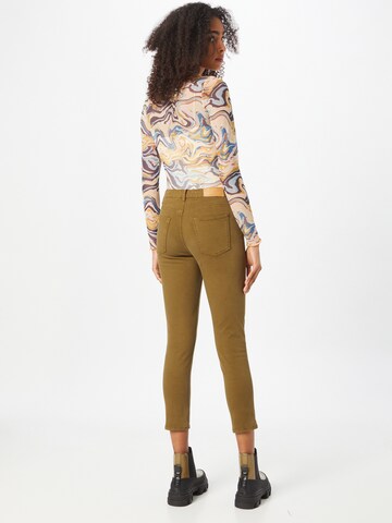 ESPRIT Skinny Broek in Groen