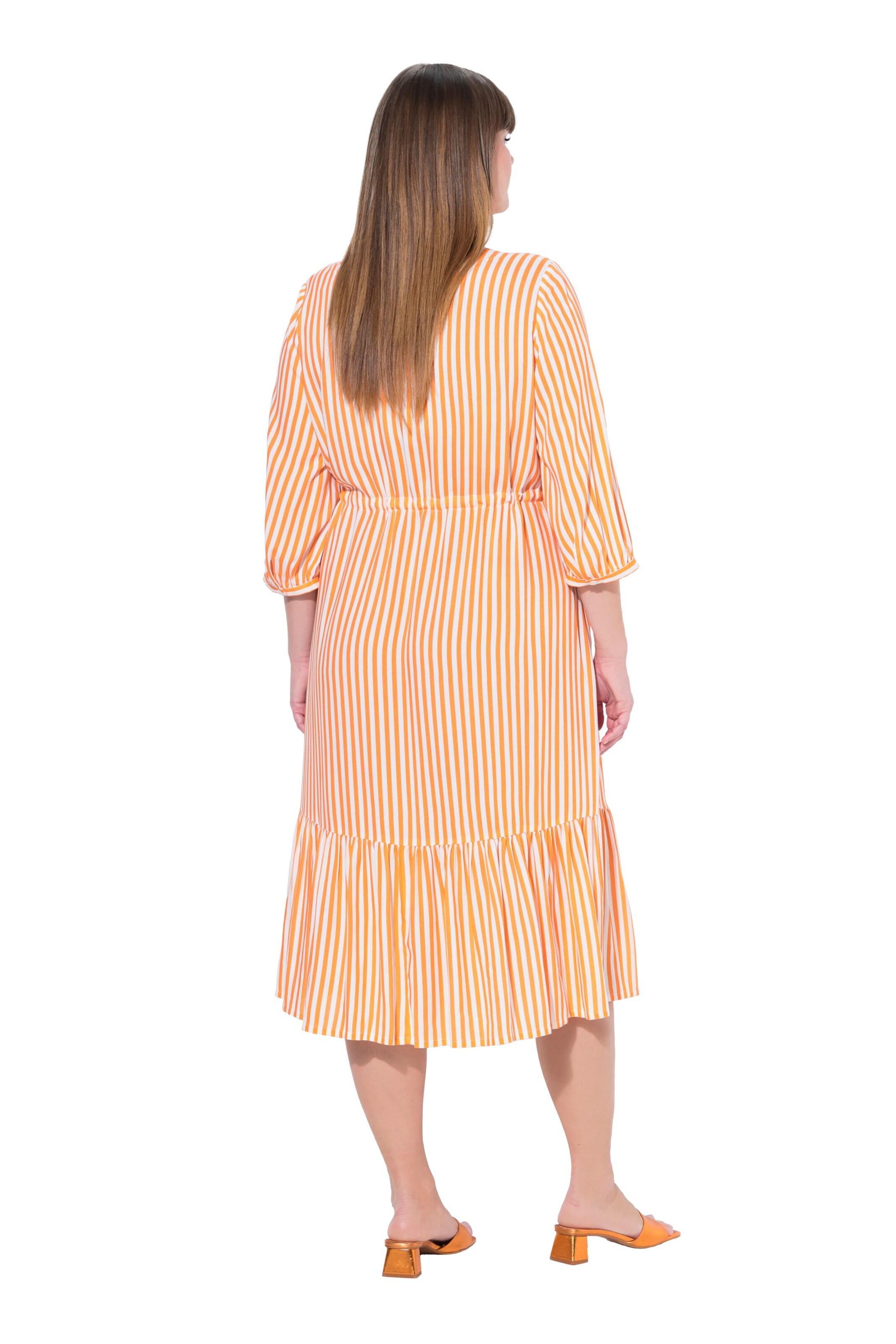 Ulla Popken Blousejurk in Oranje