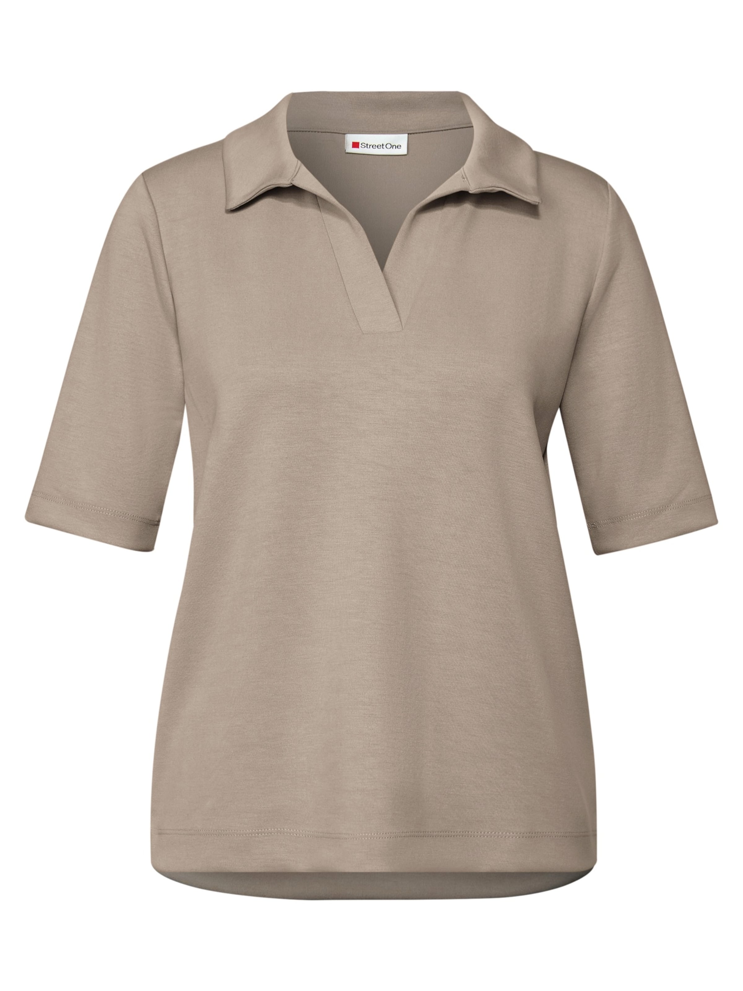 STREET ONE Μπλουζάκι σε μπεζ: μπροστά