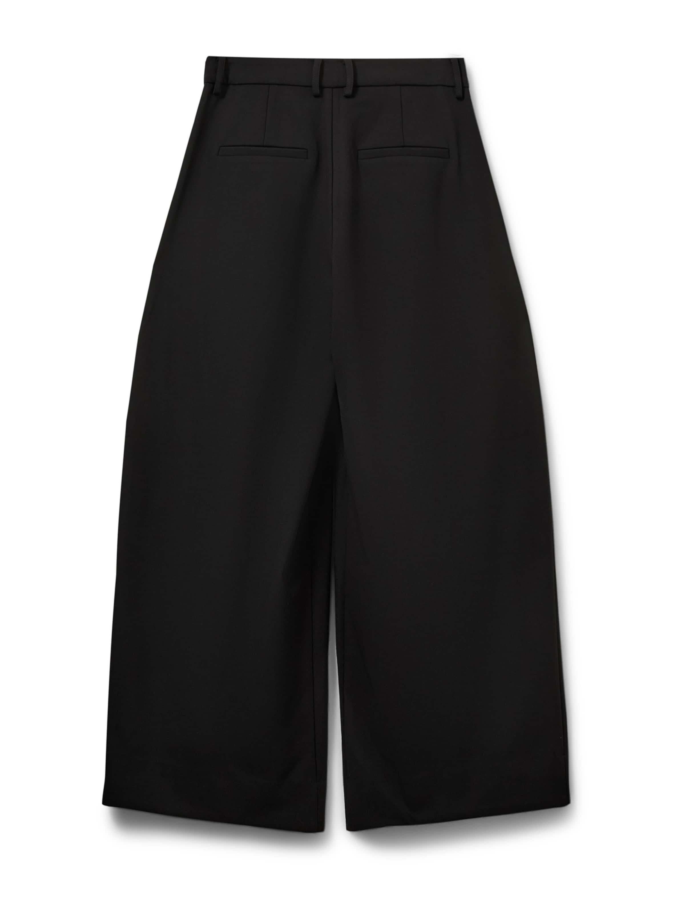 Barrel Pantaloni con pieghe 'MODENA' di Sofie Schnoor in nero