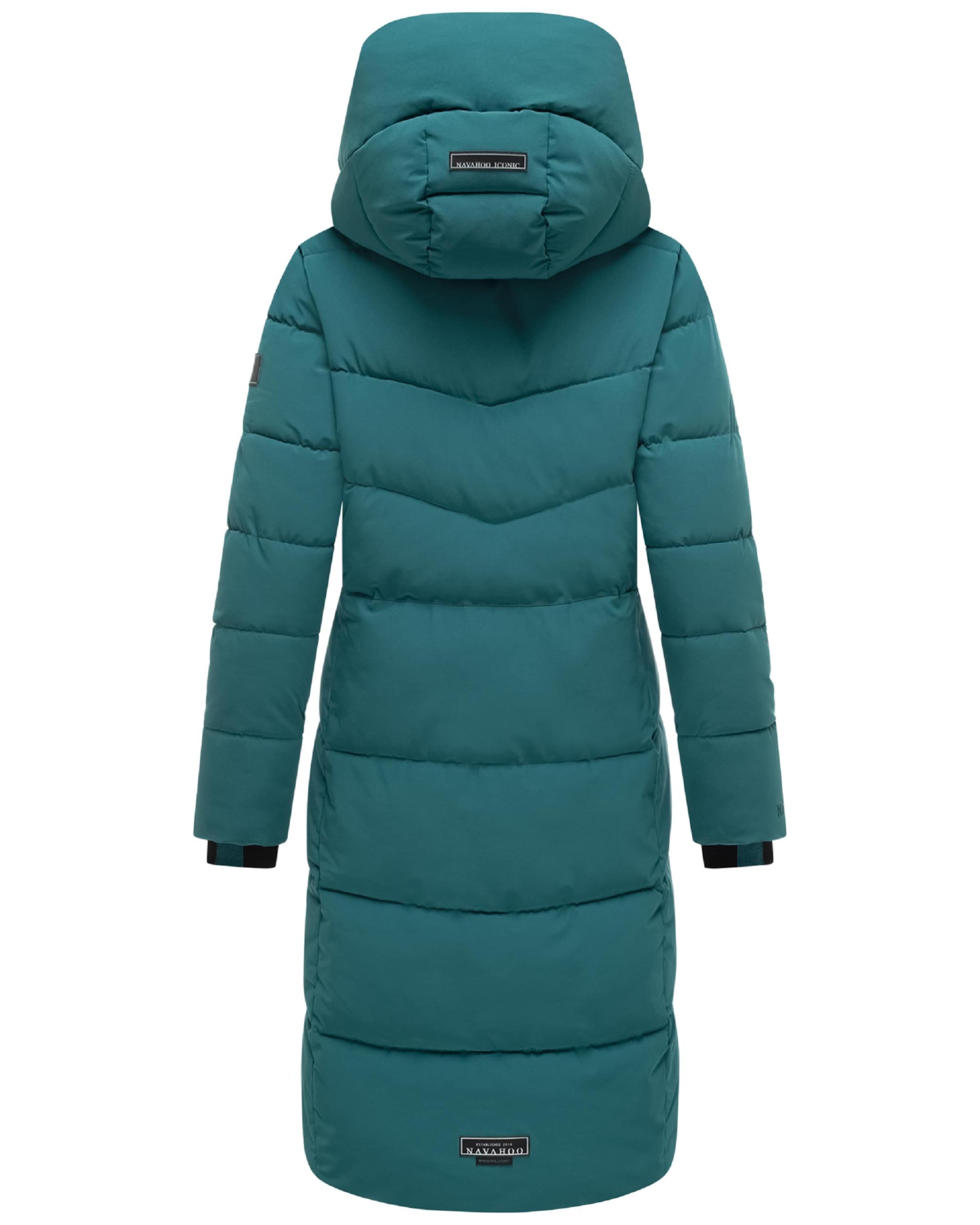 NAVAHOO Winter coat 'Schokokuss XIV' in Green