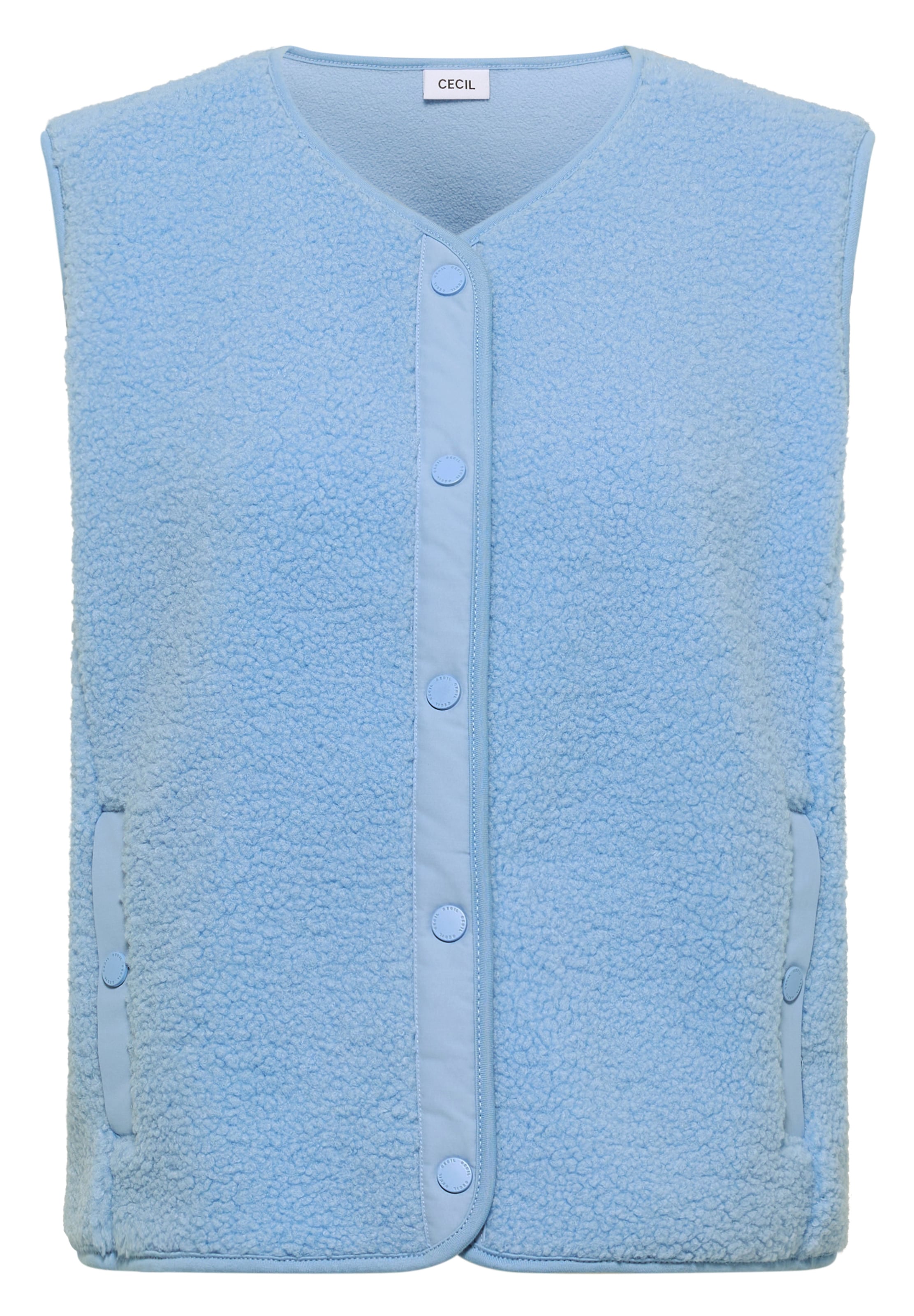 CECIL Vest in Blue: front