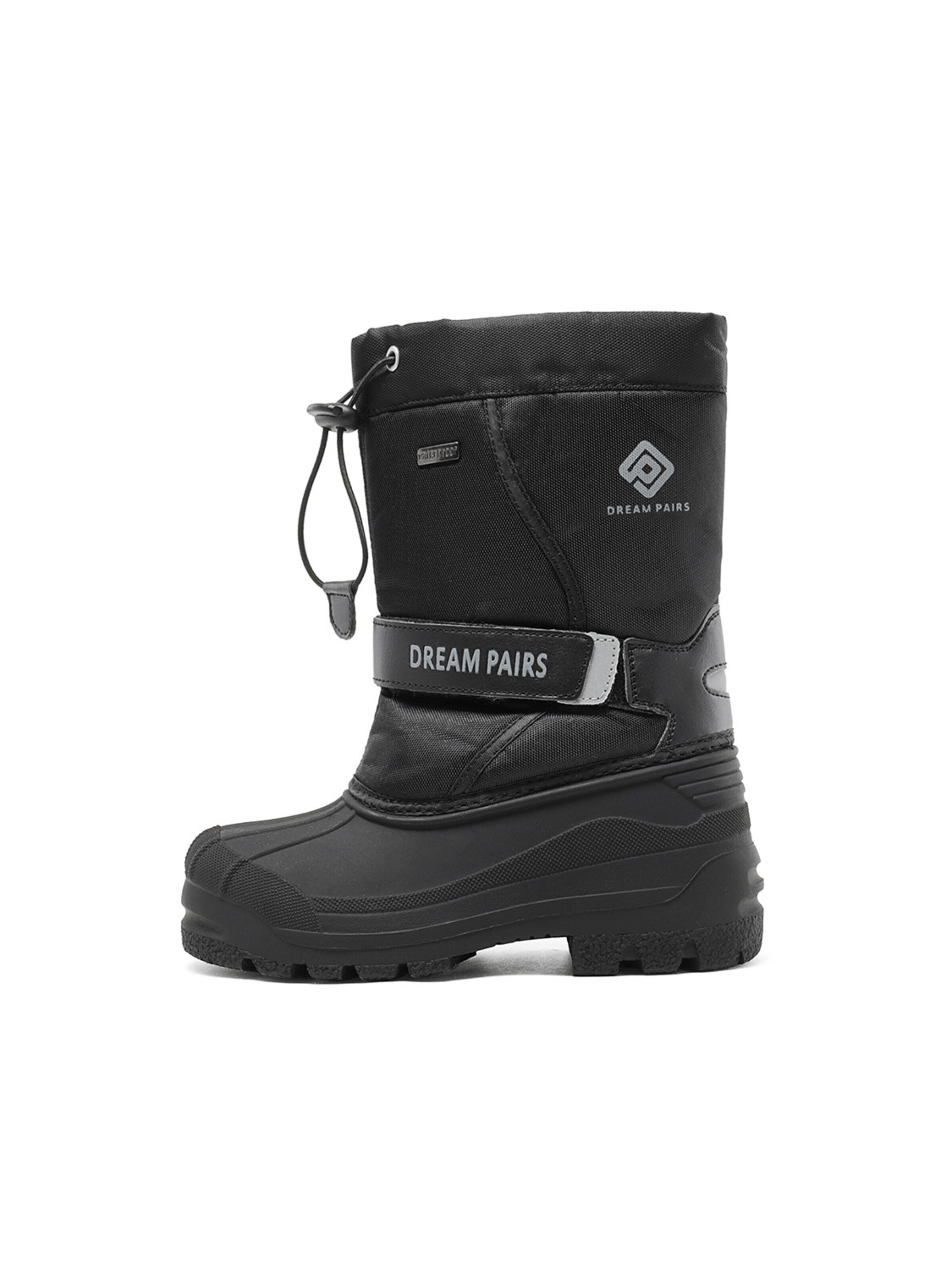 Bottes en caoutchouc 'Jungen Mädchen rutschfest wasserdichte' Dream Pairs en noir