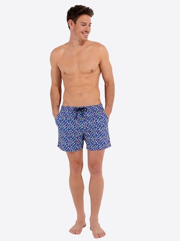 HOM Badeshorts ' Beach Boxer Socoa ' in Blau