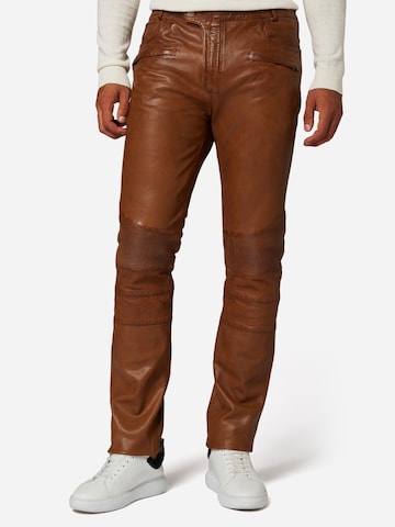Slimfit Pantaloni 'Franklin' di RICANO in marrone: frontale
