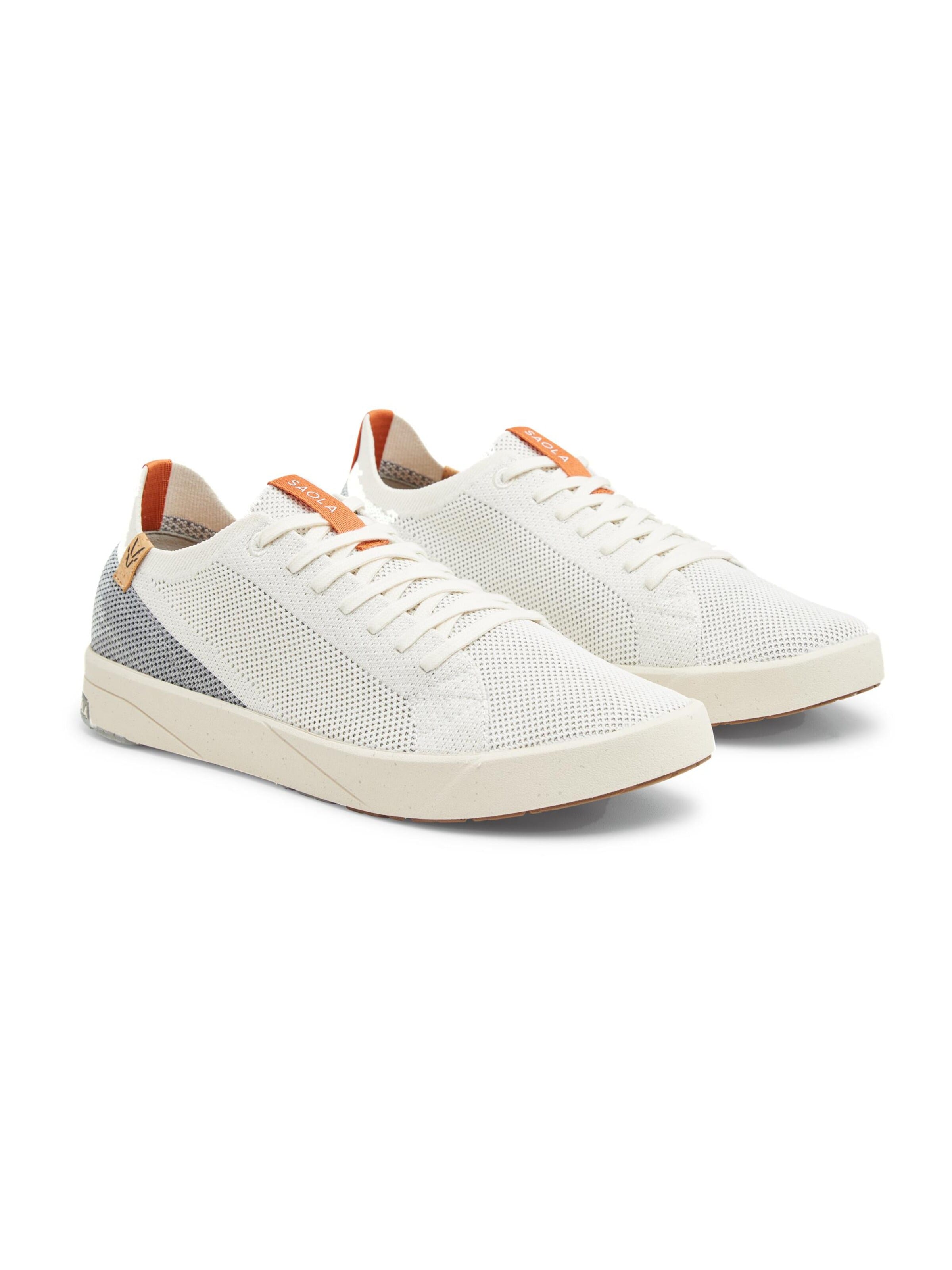 SAOLA Schnürschuh 'Cannon Knit 2.0 M White Grey'‌‌‌‌‌‌‌‌‌ in Grau