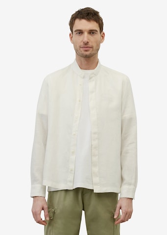 Marc O'Polo Regular fit Button Up Shirt in White: front