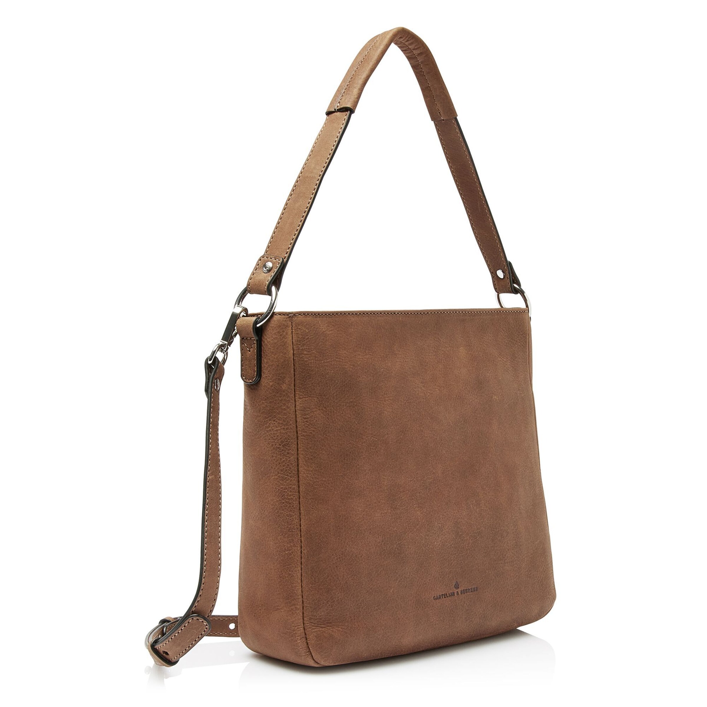 Borsa a spalla di Castelijn & Beerens in marrone
