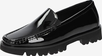 SIOUX Classic Flats in Black: front