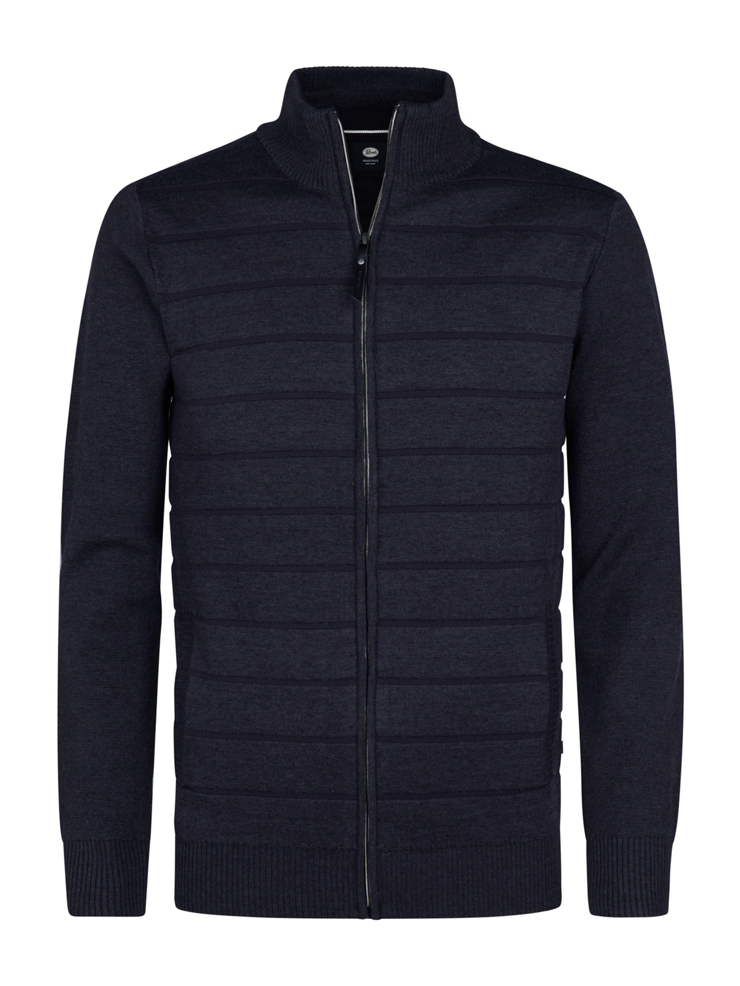 Petrol Industries Neuletakki värissä sininen: etupuoli