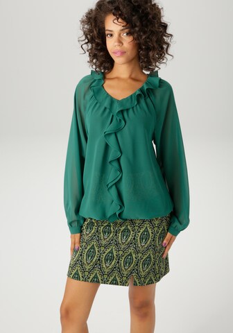 Aniston CASUAL Blouse in Green: front