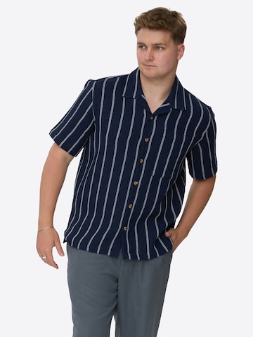 Dxnmxrk Shirt 'DXFridolin' in Blauw: voorkant