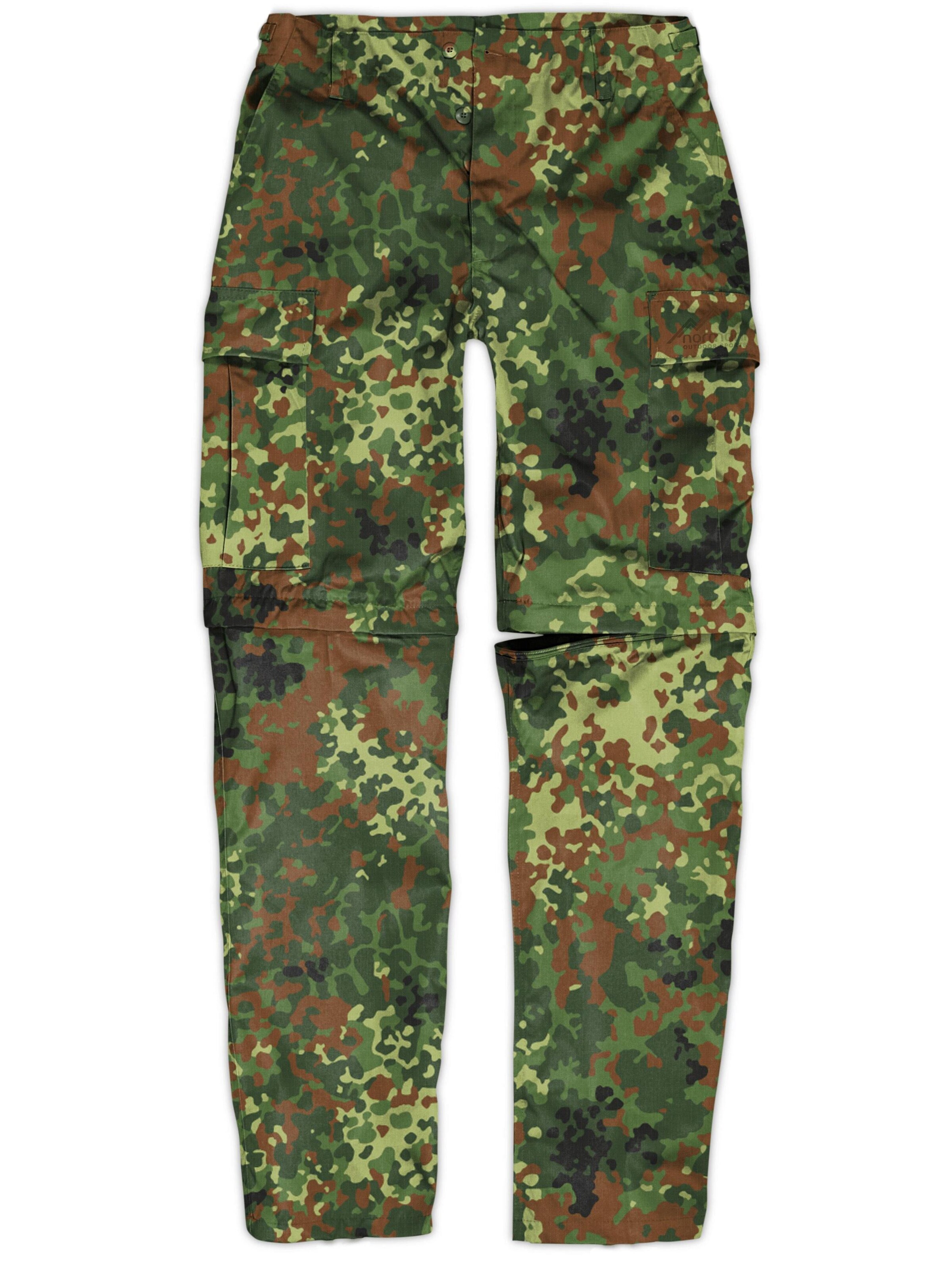 normani Regular Outdoorhose 'Landscape' in Braun: Vorderseite