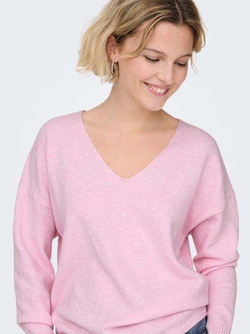 Pull-over 'ONLRICA' ONLY en rose