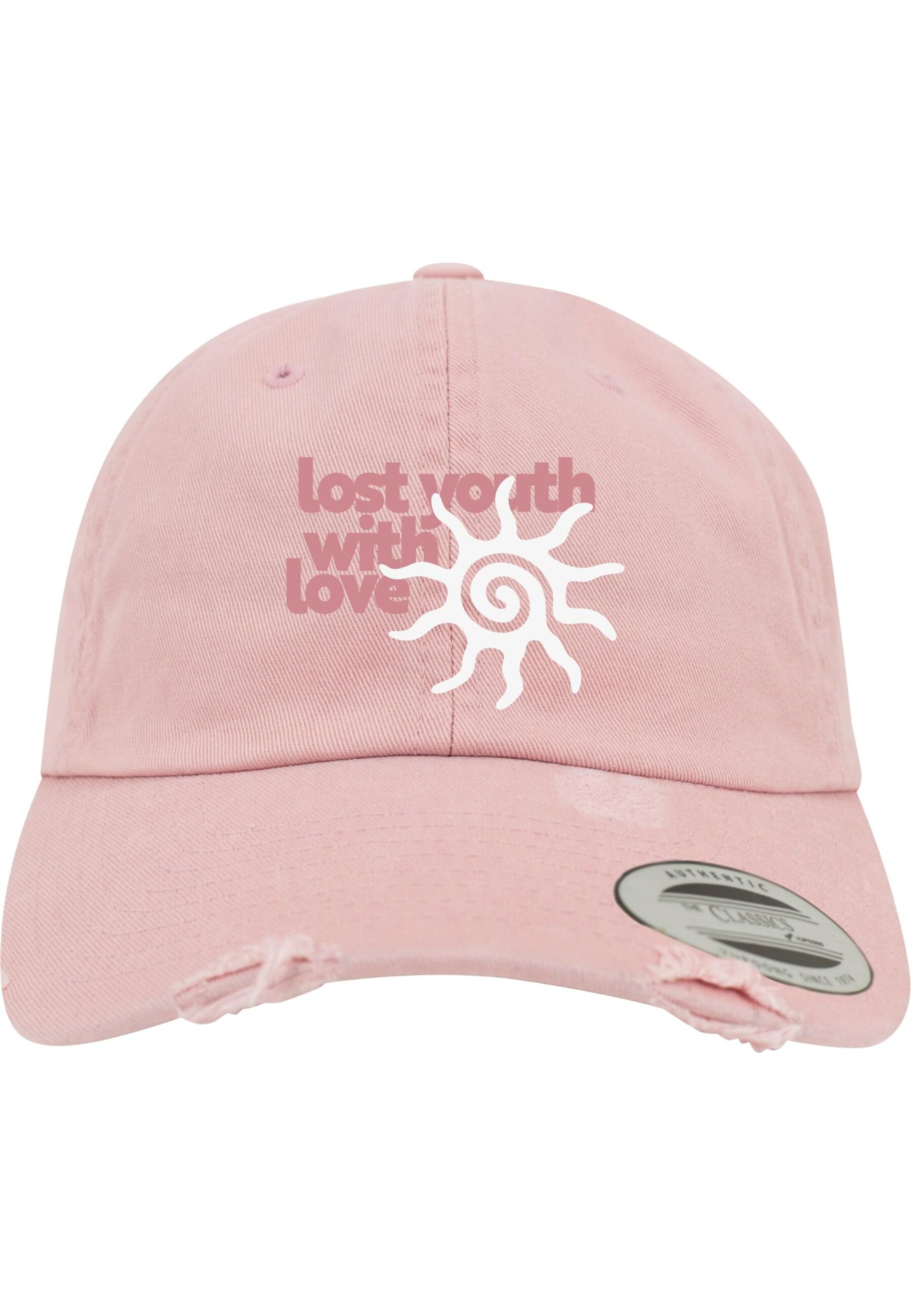 Lost Youth Čepice 'With Love' – pink: přední strana