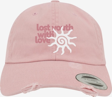 Lost Youth Čepice 'With Love' – pink: přední strana